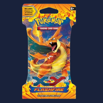 XY Flash Fire Sleeved Hanger Pack
